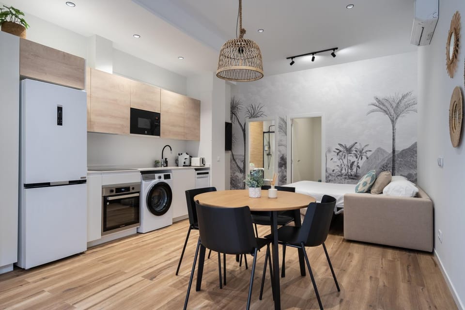 Kitchen or kitchenette, Living room, Seating area, Dining area, dishwasher, minibar, pet friendly, toaster, washing machine