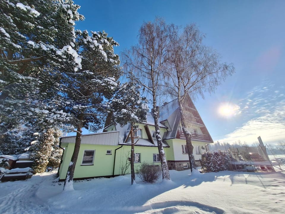 Property building, Day, Natural landscape, Winter