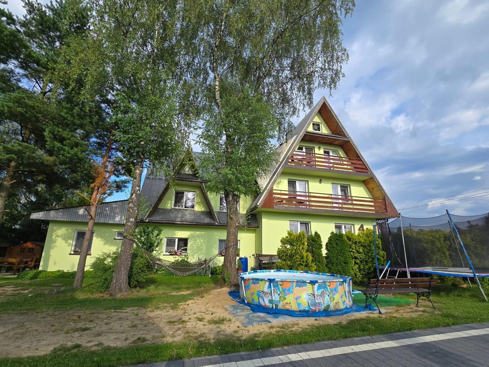 Property building, Day, Natural landscape, Garden, Garden view, Pool view, Swimming pool