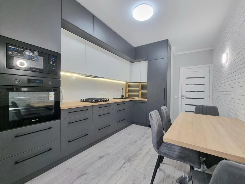 Kitchen or kitchenette, Dining area, minibar, pet friendly, stove