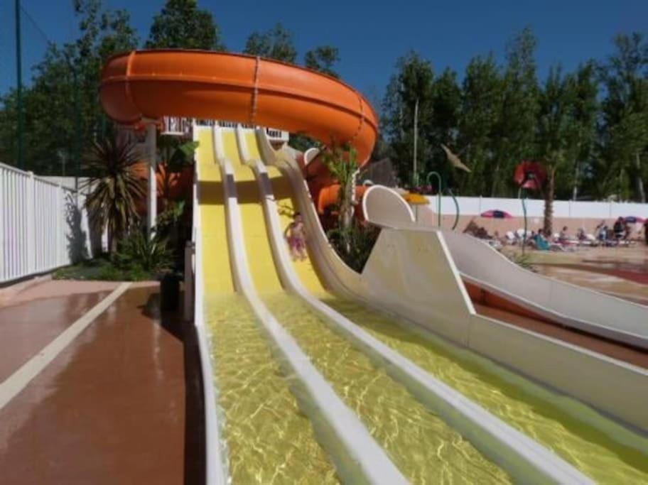 Aqua park, children
