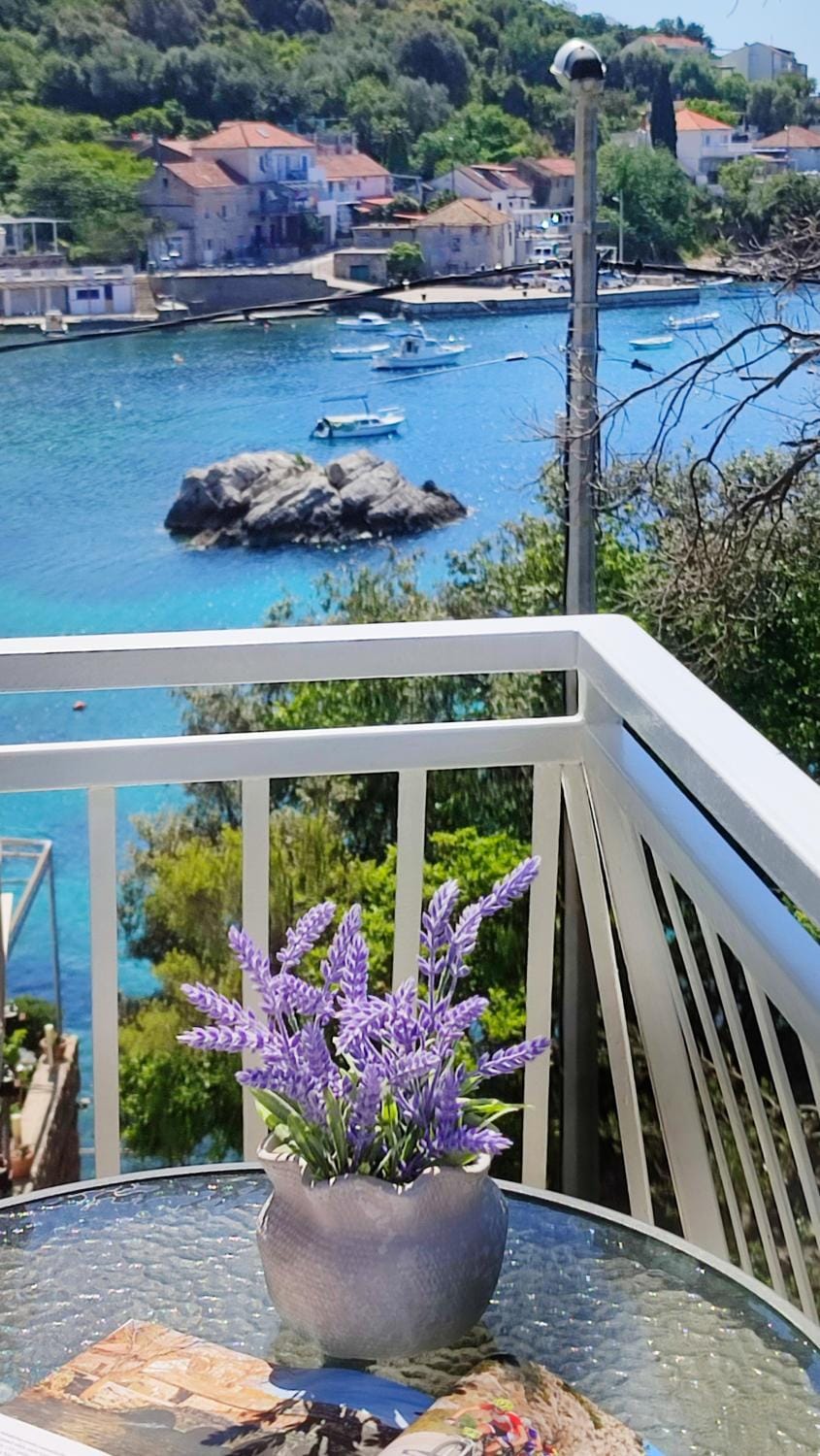 Natural landscape, View (from property/room), Balcony/Terrace, Sea view