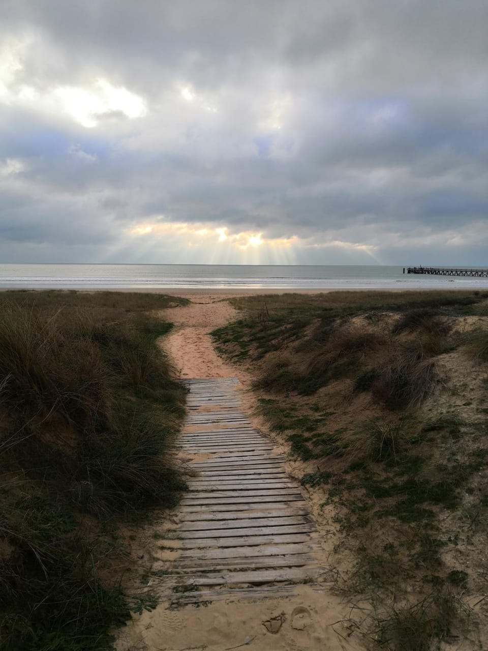Natural landscape, Beach, Sea view, Sunset