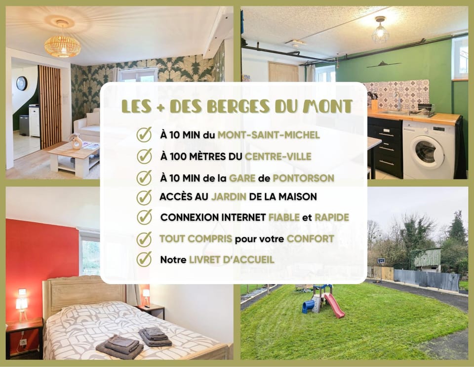Aux Berges Du Mont - Parking, 10 min Mont-Saint-Michel & Jardin Apartment in Normandy
