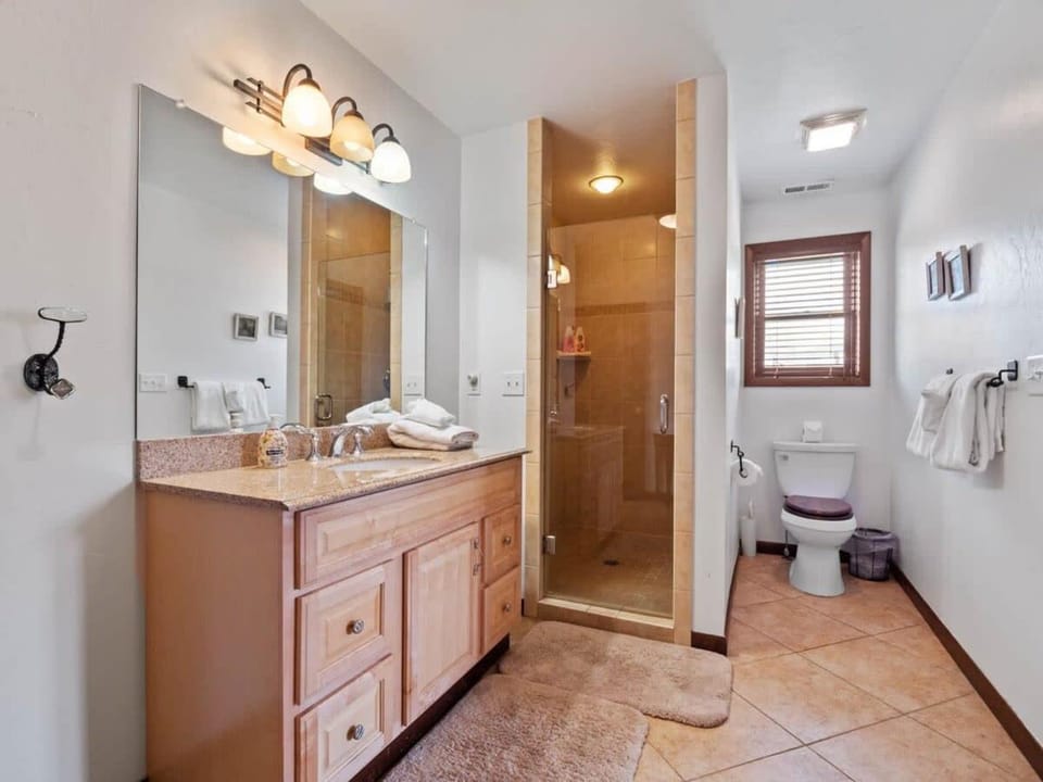 Shower, Toilet, Bathroom, towels