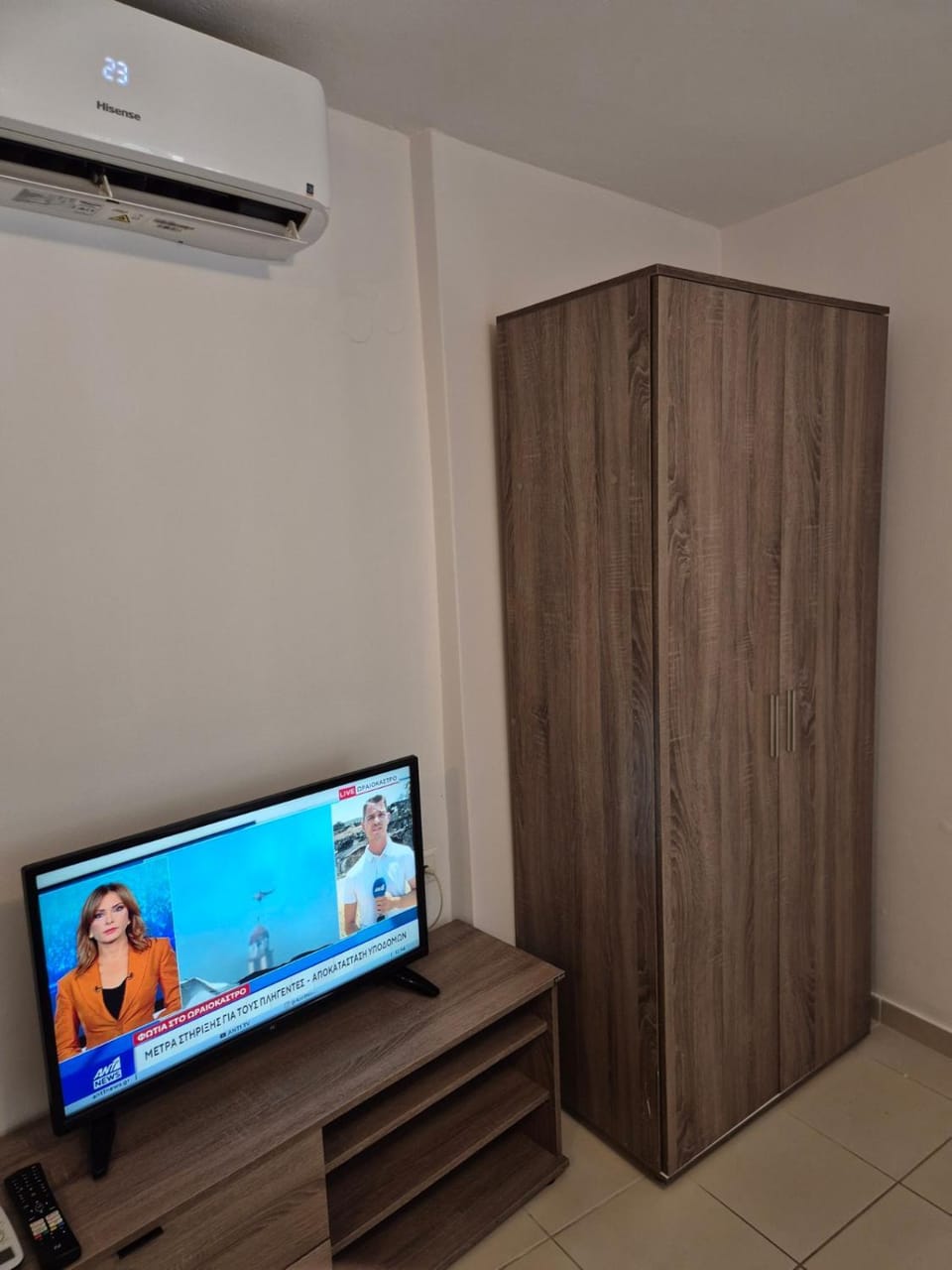 TV and multimedia, wardrobe, air conditioner