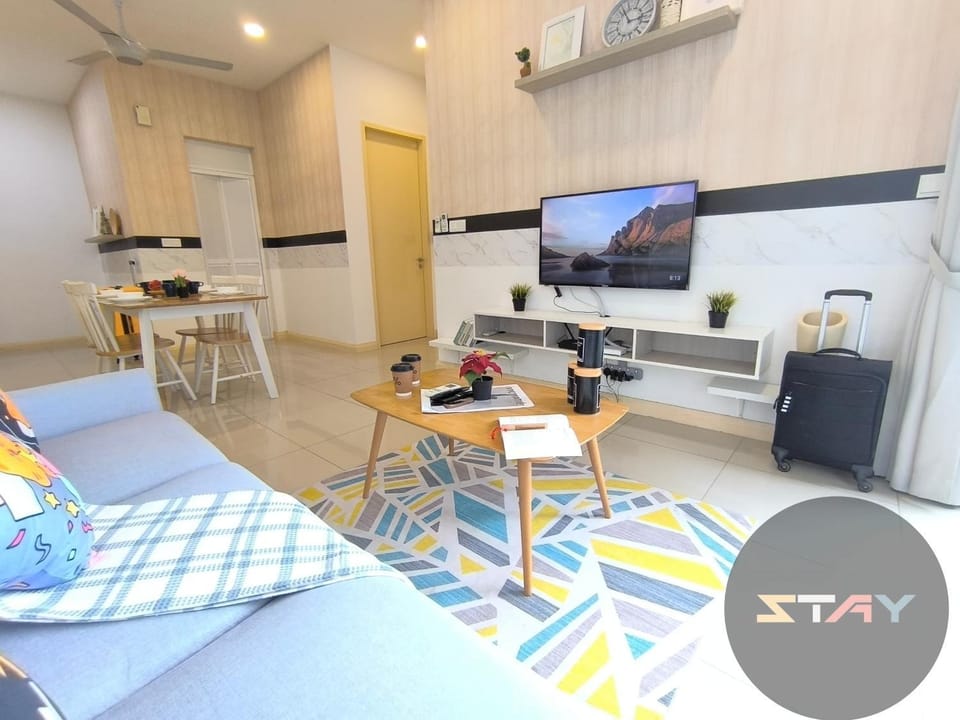 DP Family 6Pax Stylish Comfort Netflix BySTAY Apartment in Johor