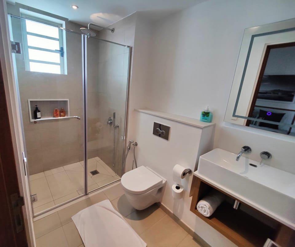 Shower, Toilet, Bathroom, bidet, towels