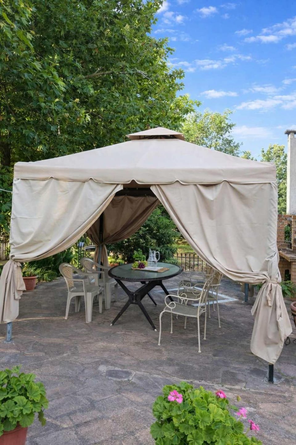 Patio, Spring, Day, Garden, Garden view