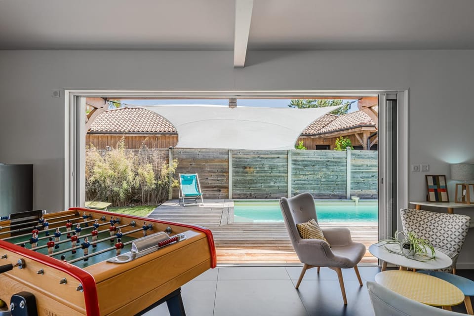 La villa Sirelis piscine et spa House in Gujan-Mestras