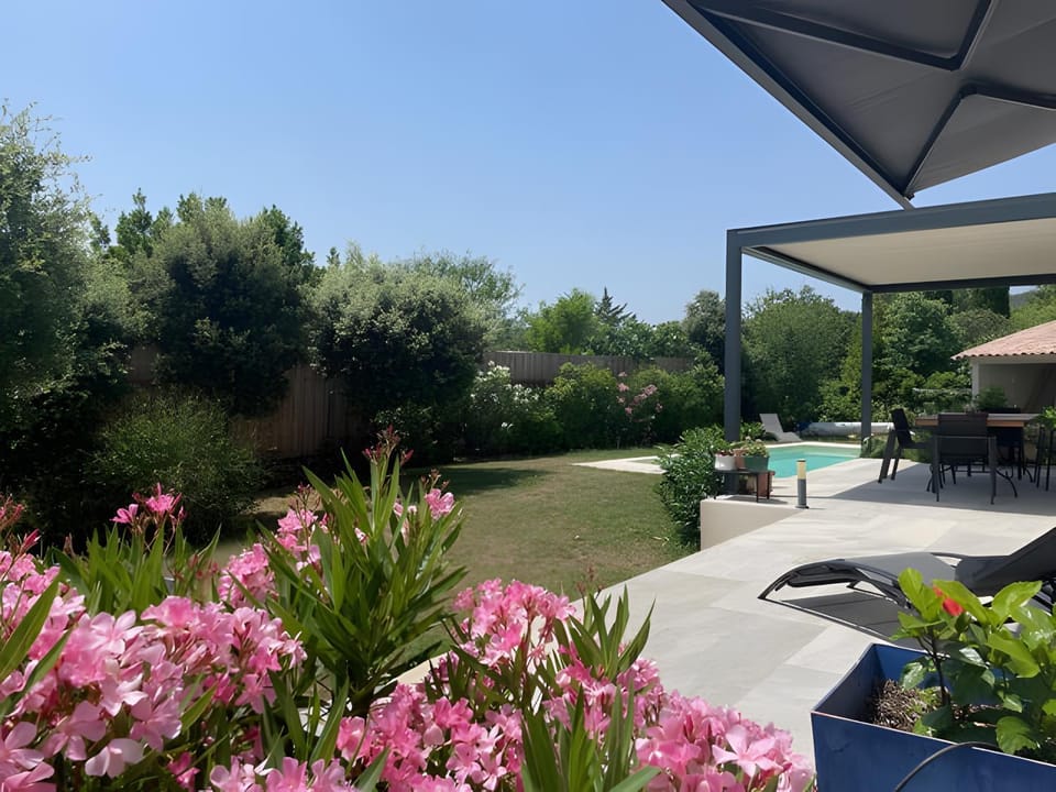 Property building, Living room, Swimming pool