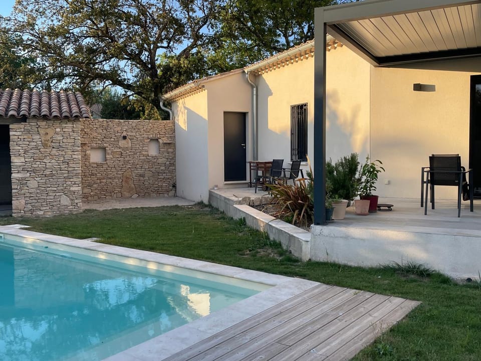 Property building, Living room, Swimming pool