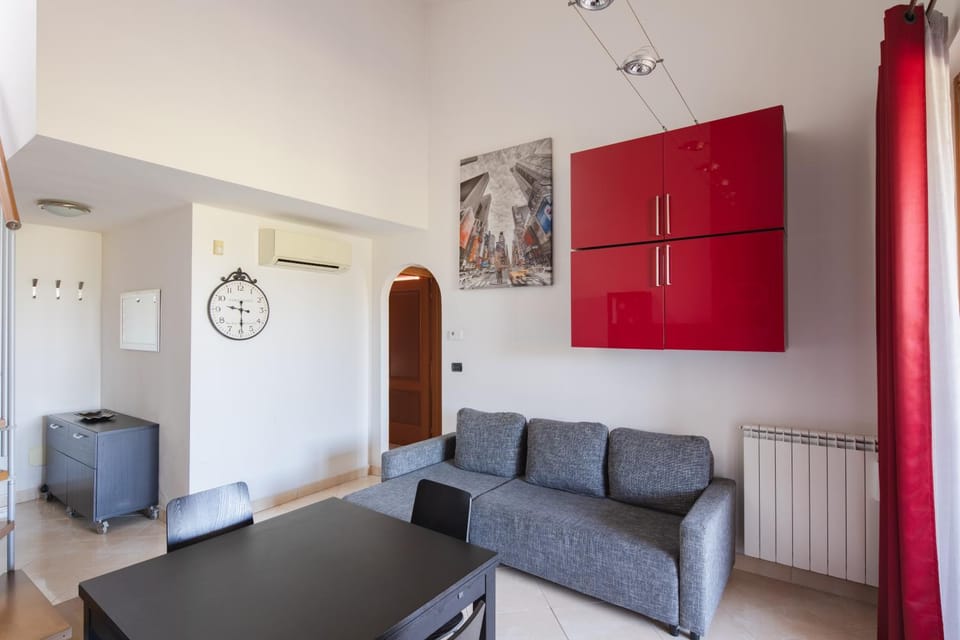 Living room, Seating area, air conditioner