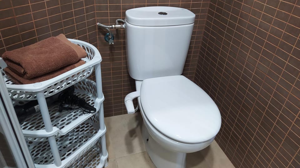 Bathroom, towels