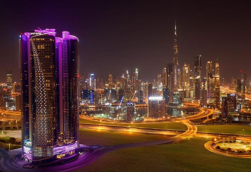 Night, Bird's eye view, City view