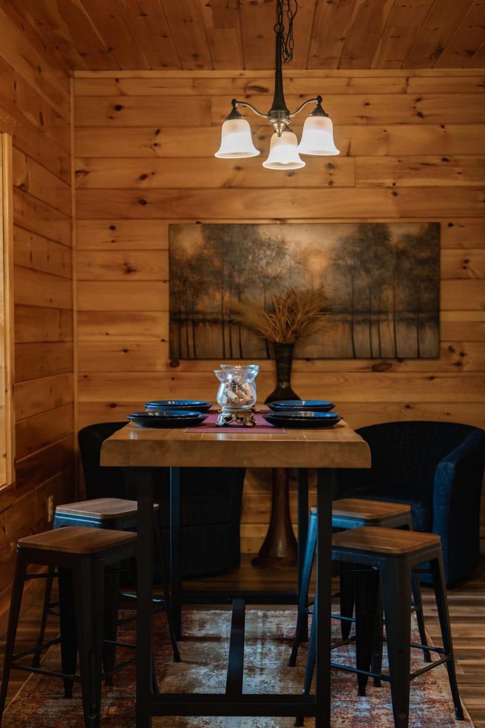 Lagniappe Lodge Hot Tub Fire Table Game Room String Lights Sleeps 8 Chalet in Sevier County