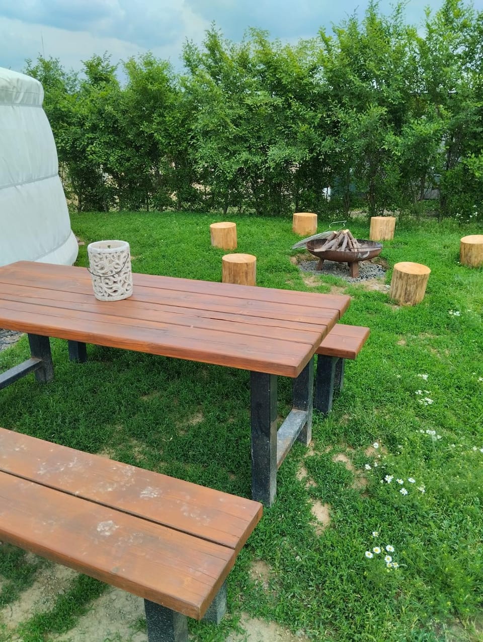 Garden, Seating area, Garden view