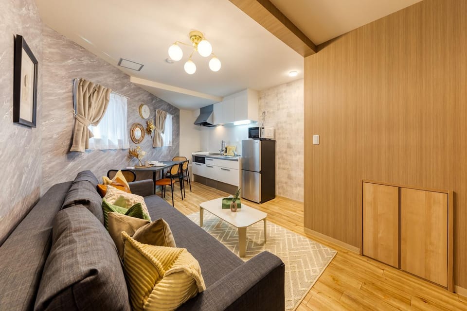 Living room, Dining area, kitchen
