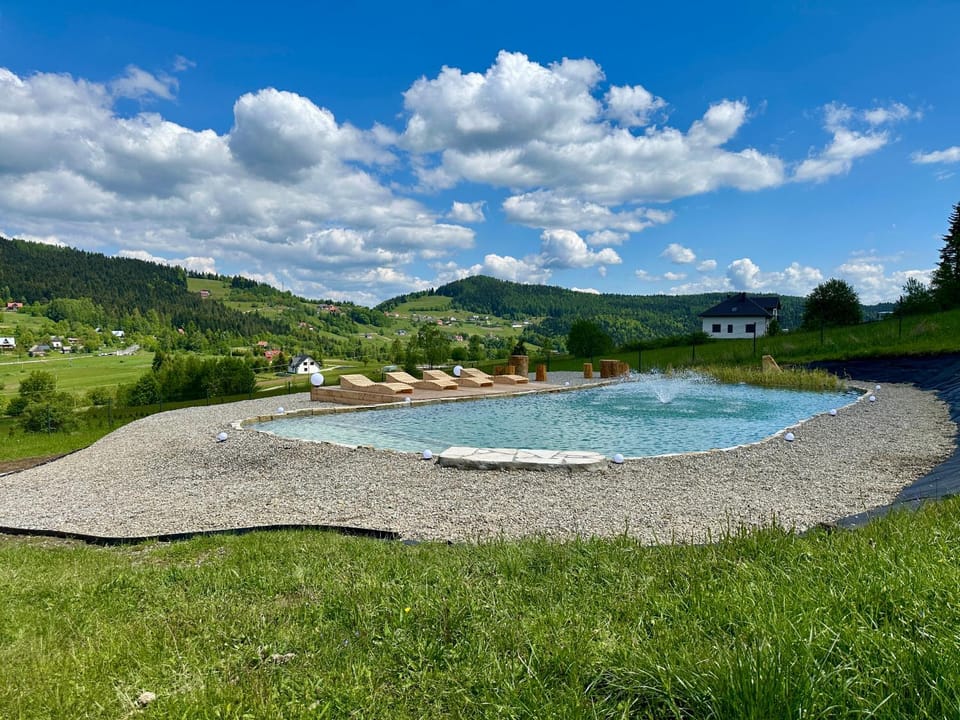 Spring, Off site, Day, Summer, Garden, Mountain view, Pool view, Swimming pool