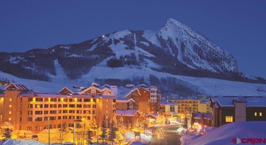 Property building, Night, Winter, Mountain view, Location