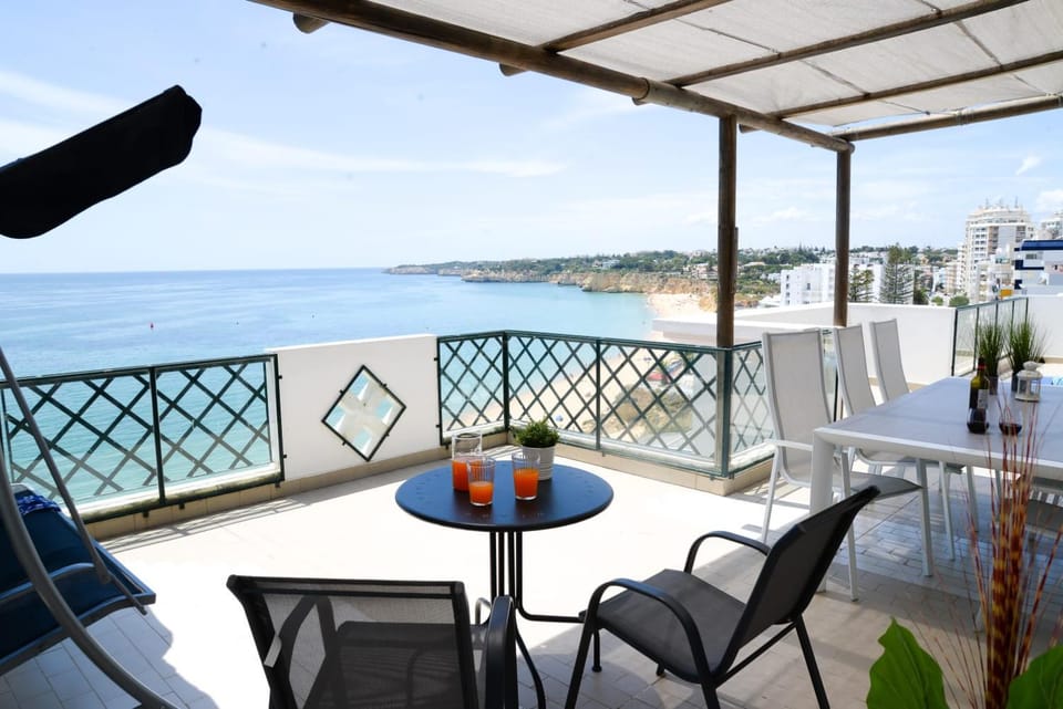 Natural landscape, View (from property/room), Balcony/Terrace, Sea view