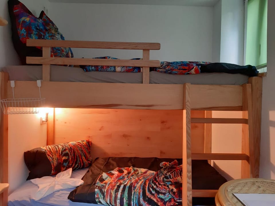 Photo of the whole room, bunk bed