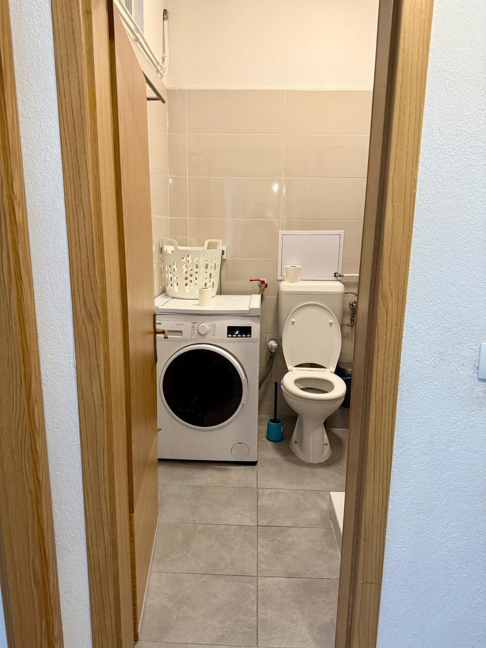 Toilet, Bathroom, washing machine
