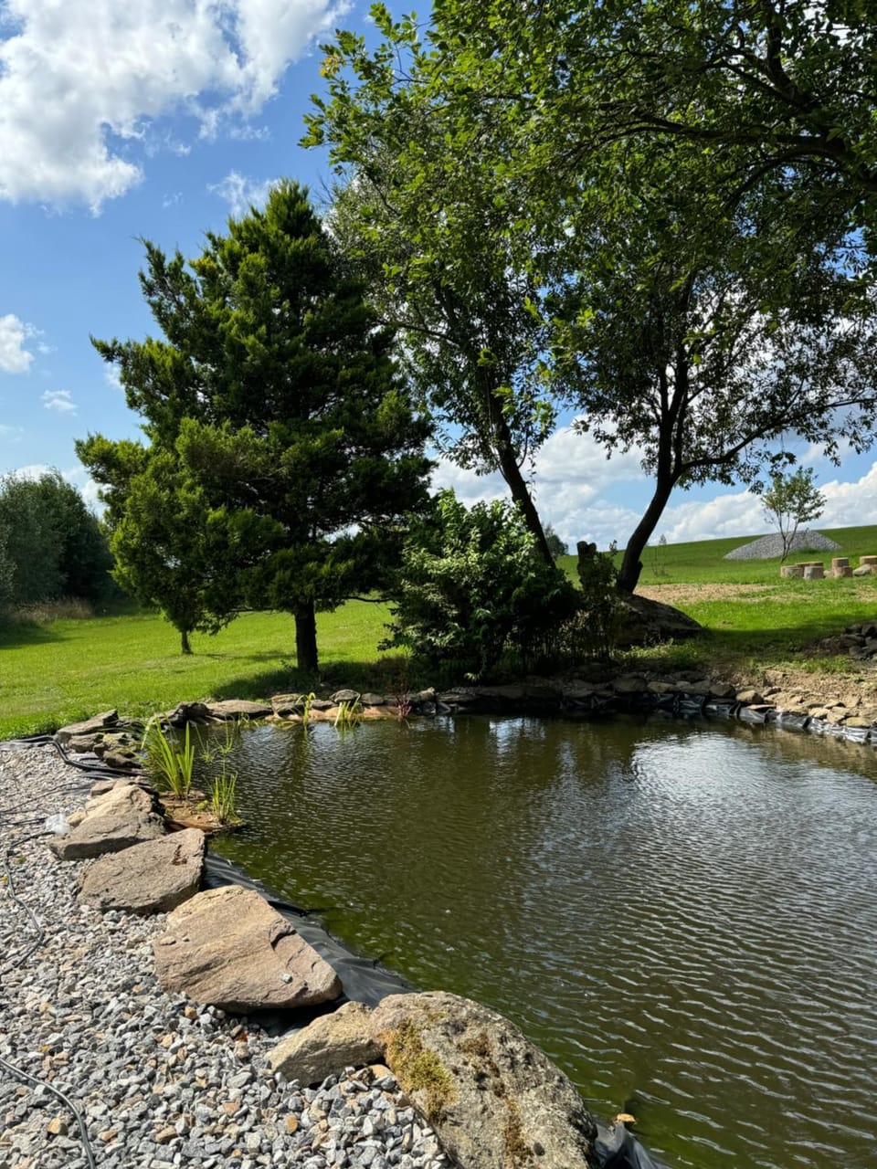 Garden, Lake view