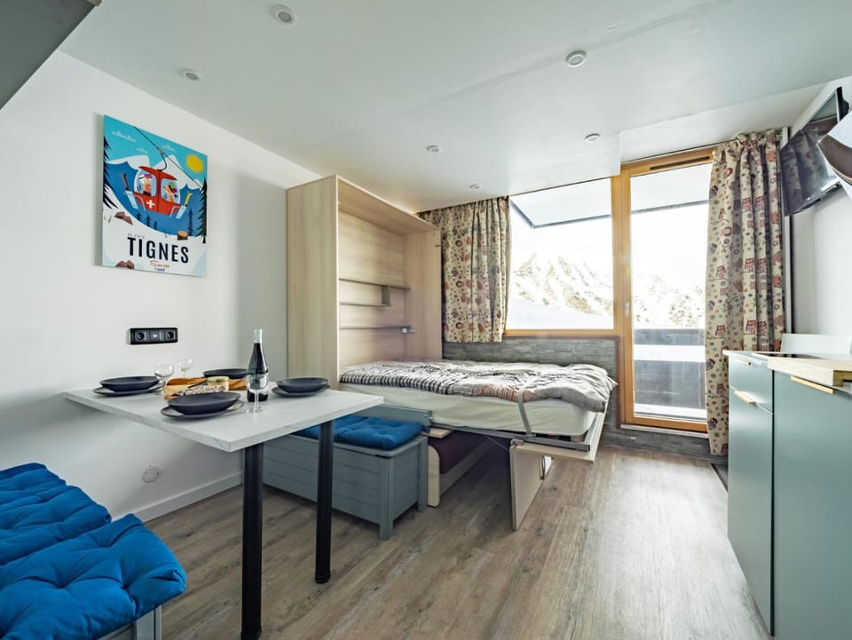 Résidence Home Club - Studio confortable · Skis aux pieds · Balcon MAE-0264 Apartment in Tignes