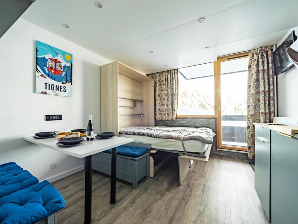 Résidence Home Club - Studio confortable · Skis aux pieds · Balcon MAE-0264 Apartment in Tignes