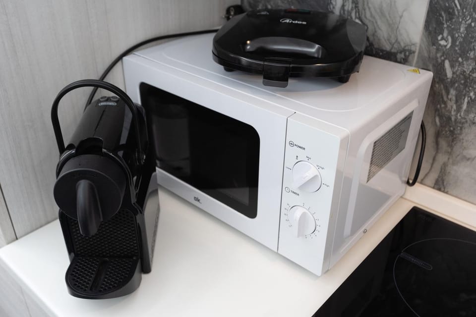 microwave, toaster
