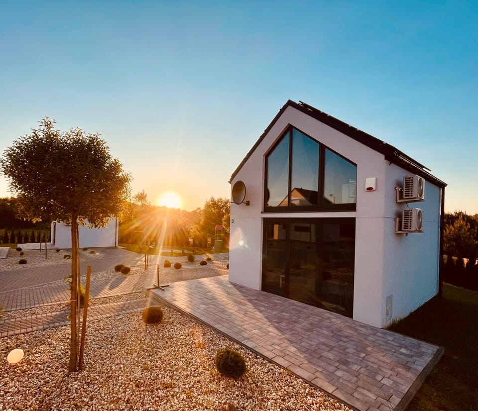 Property building, Sunset