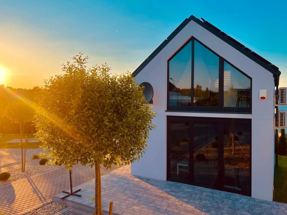 Property building, Sunset