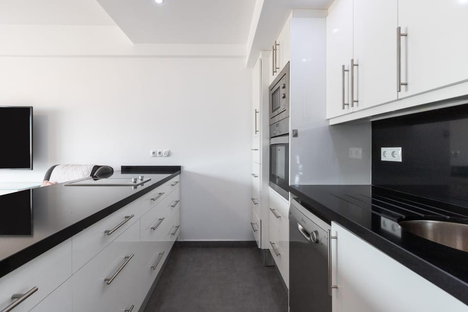 Kitchen or kitchenette, Living room