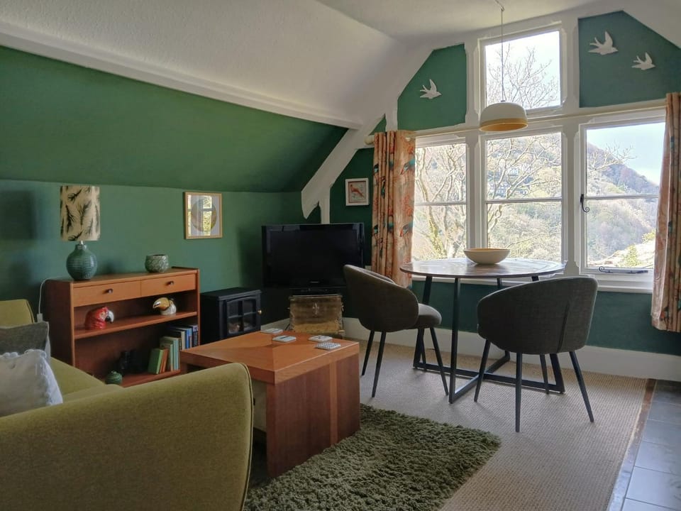 Bird's Eye View apartment at Countisbury Lodge Apartment in West Somerset District