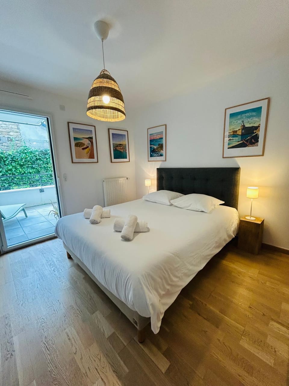 L'Hermine terrasse et parking, 500 plage Apartment in Concarneau