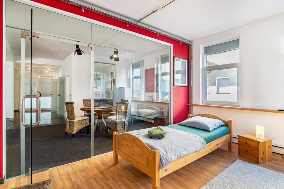 Loftwohnung 140 qm mit Parkplatz, Wlan, 2 Schlafzimmer, Terrasse , Wäscheservice Apartment in Hesse