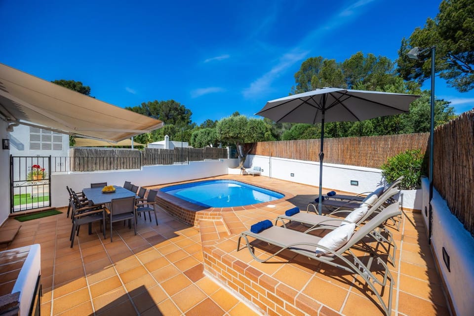 Property building, Living room, Swimming pool