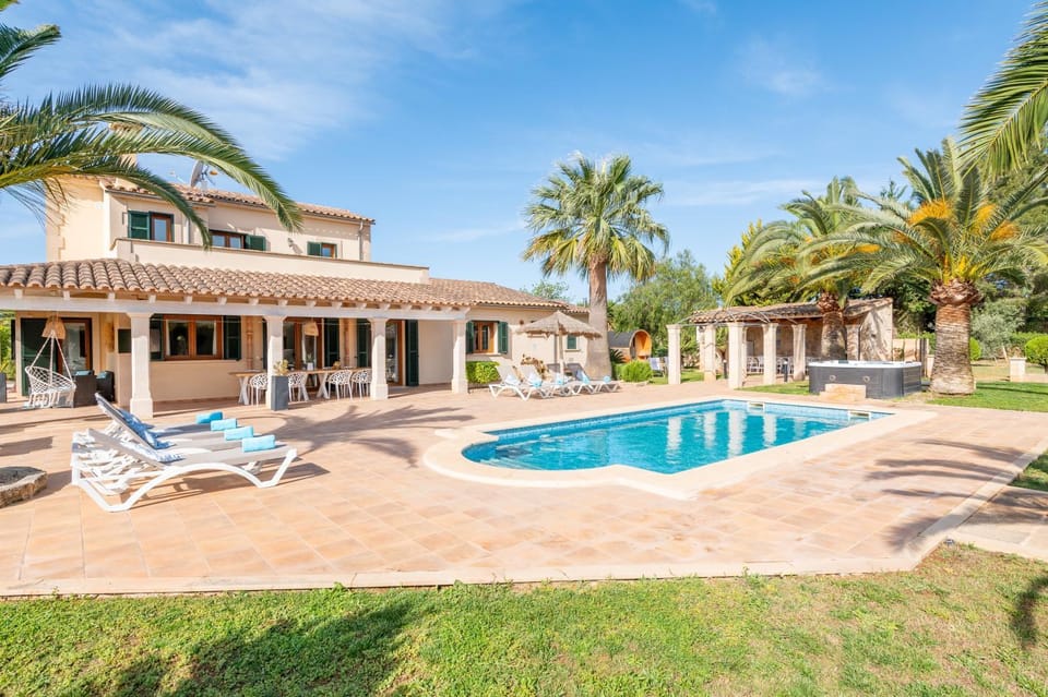 Property building, Living room, Swimming pool