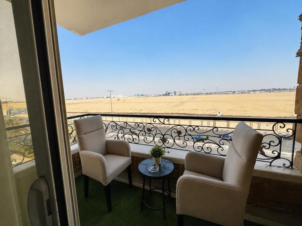 View (from property/room), Balcony/Terrace, Seating area