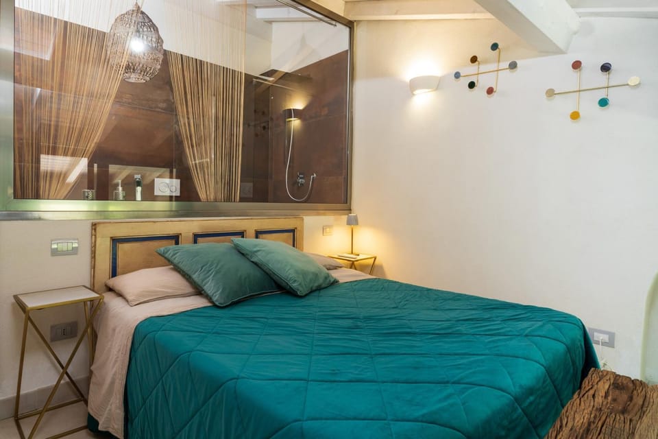 Property building, Living room, Bedroom