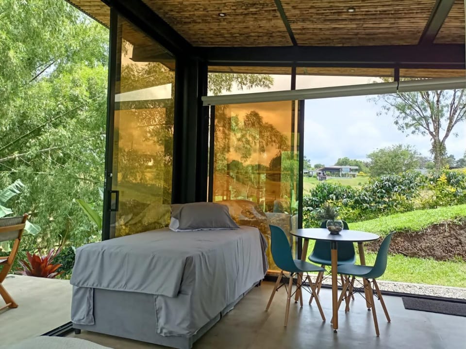 Garden, View (from property/room), Living room, Seating area, Garden view