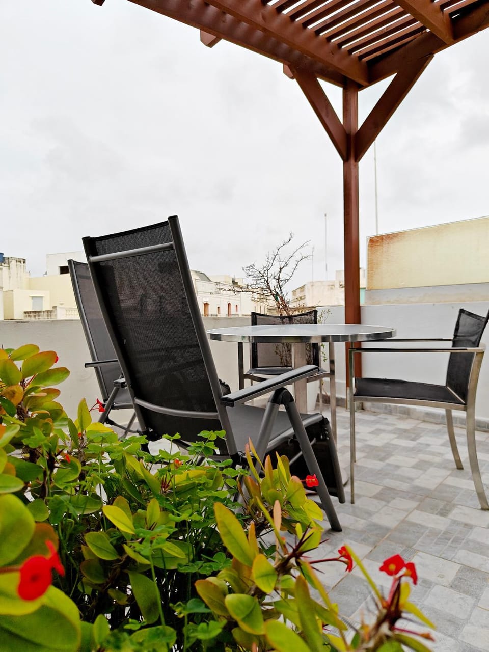 Day, View (from property/room), Balcony/Terrace, Seating area, Dining area