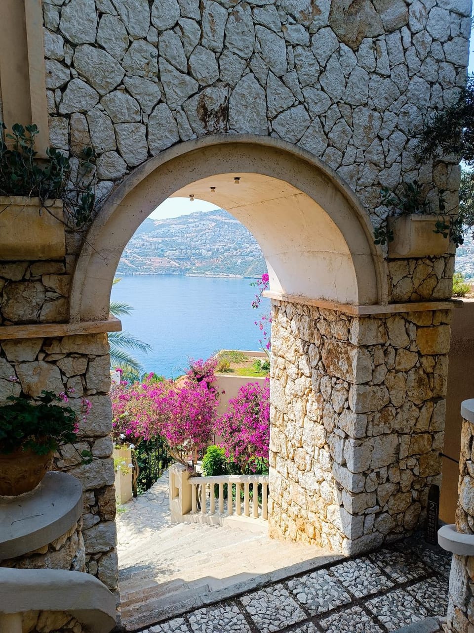 Garden, Sea view