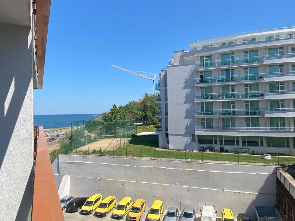 Property building, Day, View (from property/room), Balcony/Terrace, Beach