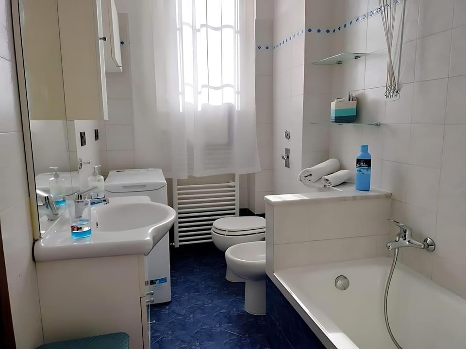 Bathroom, Bath, bidet, towels