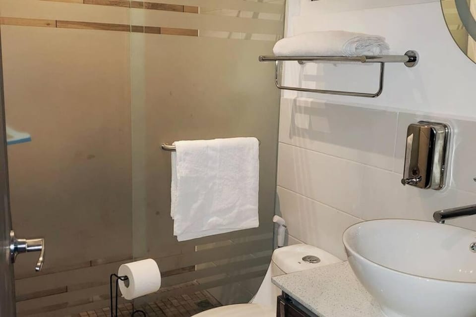 Shower, Toilet, Bathroom, bidet, towels
