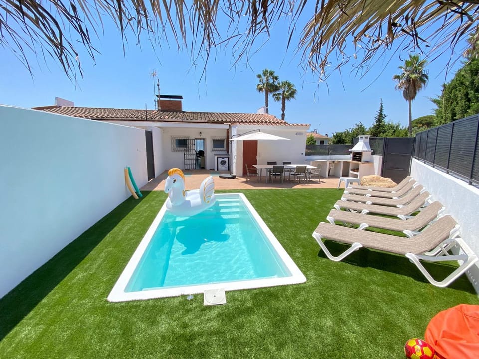 Garden, Pool view, Swimming pool, sunbed