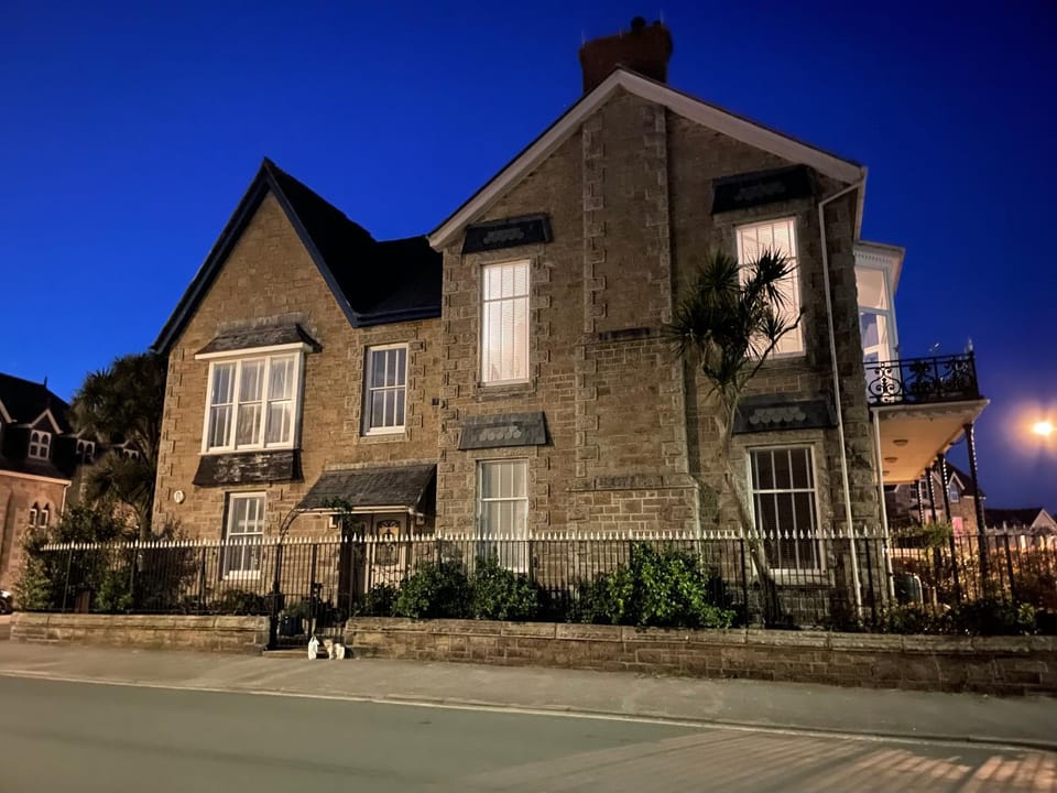 Property building, Night, Street view