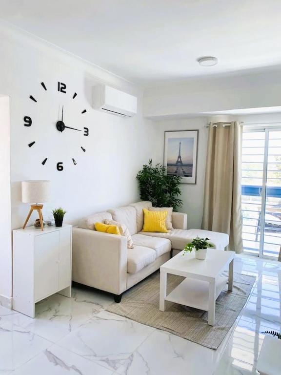 Living room, air conditioner
